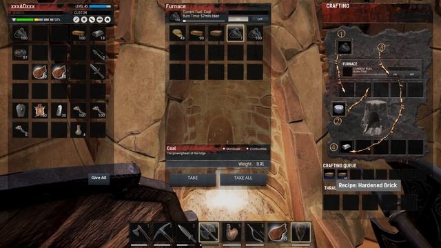 Conan Exiles. Как сделать Закалённый кирпич/How to Make Hardened Brick смотреть онлайн