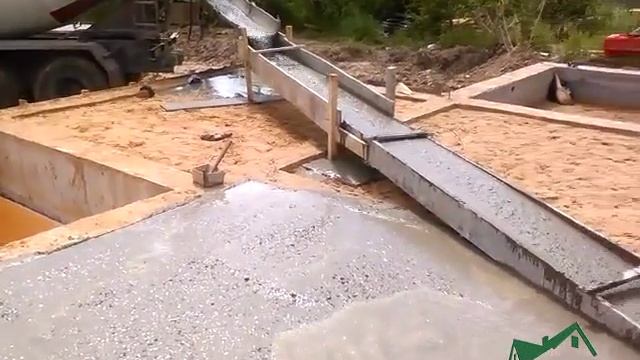 Заливка подбетонки