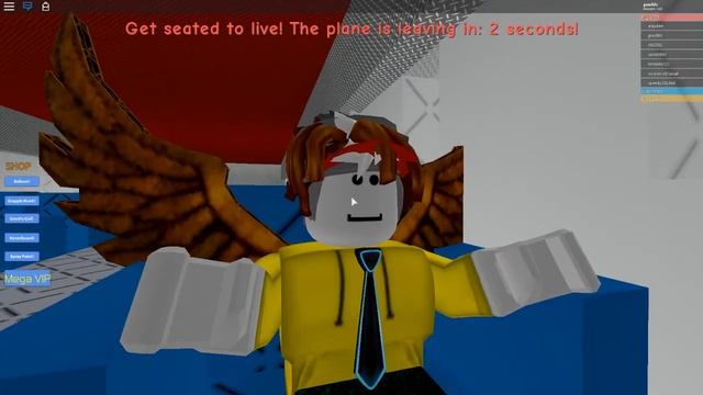Выжить после падение самалёта l ROBLOX смотреть онлайн