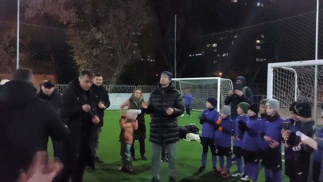 Награждение ?Артёма на турнире.