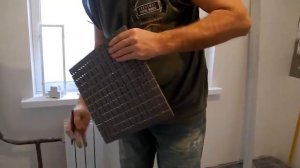 укладка мозаики на кухне ч 3