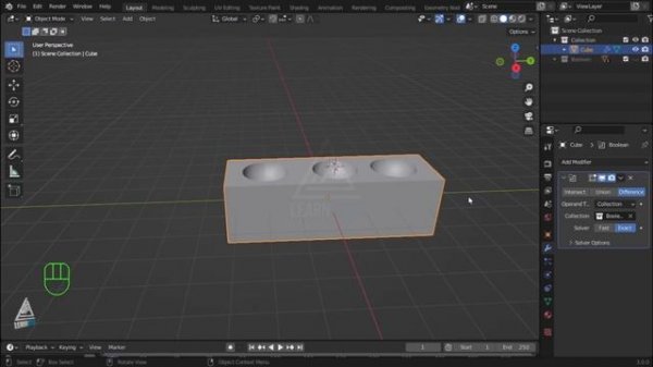 How To Use Boolean in Blender | Boolean Modifier and Bool Tool Tutorial For Beginners | Class 54