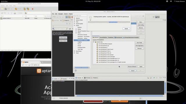 Code Completion for PythonFu with Aptana Studio/Eclipse смотреть онлайн