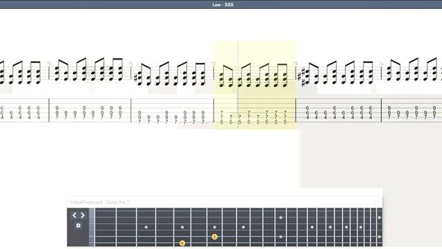 Law - XXX GUITAR TAB смотреть онлайн