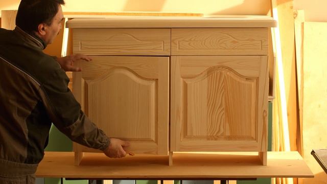 4K Самодельный комод из натурального дерева, homemade chest of drawers смотреть онлайн