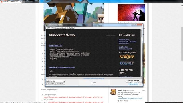 как запустить minecraft 1.7.2-1.710 смотреть онлайн
