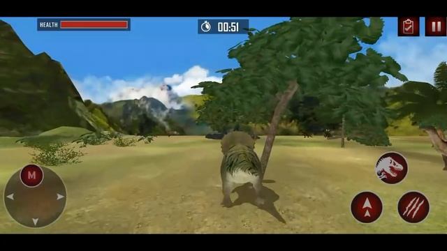 Primal Dinosaur Simulator Dino Carnage: Triceratops - Android Gameplay смотреть онлайн