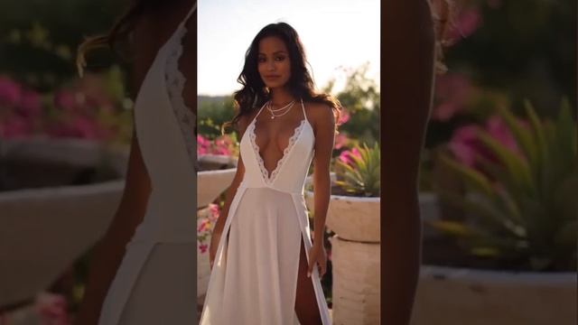 В платье без трусиков