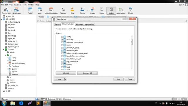 CARA MEMBACKUP DATABASE POSTGRESQL MENGGUNAKAN APLIKASI NAVICAT смотреть онлайн
