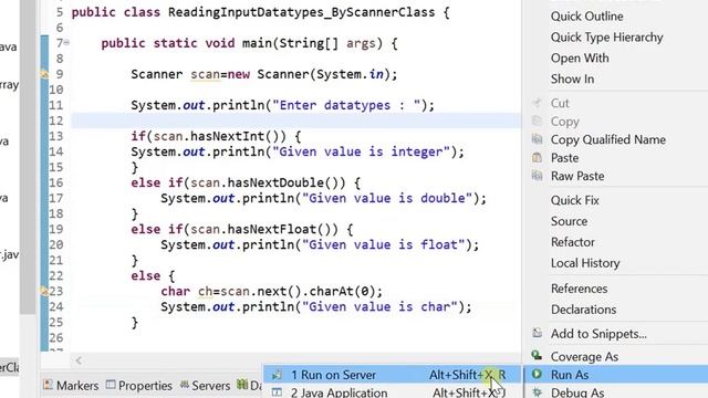 How to print data types using scanner class in java | Java | Tamil | QE Tech смотреть онлайн
