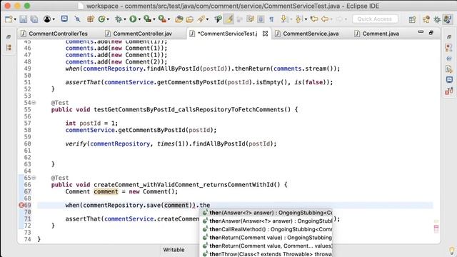 REST API endpoint implementation with Spring Boot смотреть онлайн