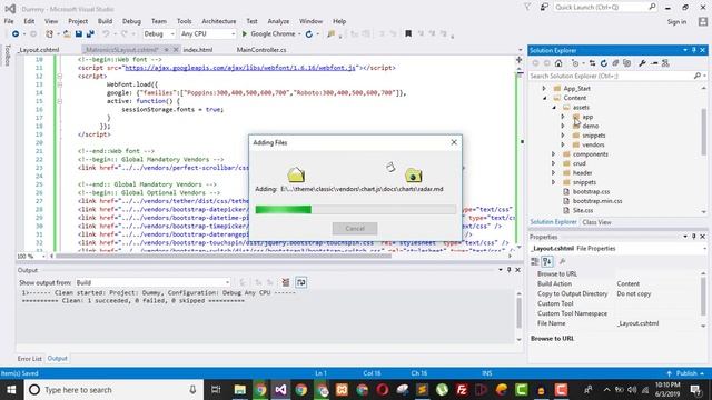 ✔️ Add HTML Theme in Your ASP.NET MVC Project | HINDI | URDU смотреть онлайн