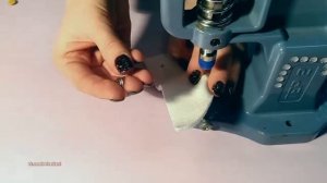 Установка рубашечных кнопок прессом ТЕР 2