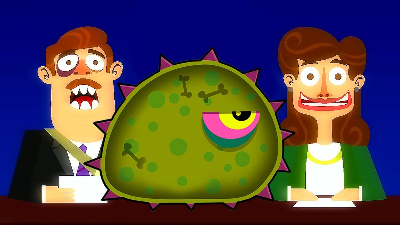 Суровый ЛИЗУН ГЛАЗАСТИК на ВОЕННОЙ БАЗЕ #3! Игра Tales From Space Mutant Blobs Attack