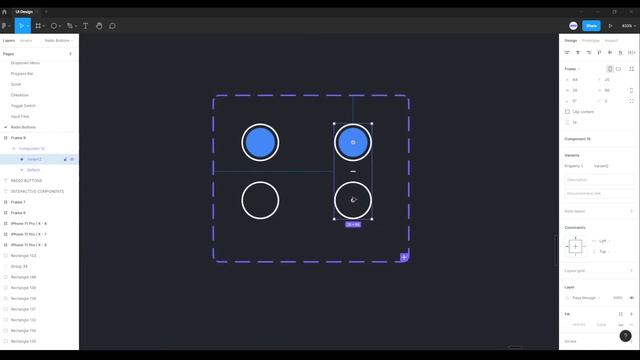 Figma Interactive Components | Radio Button смотреть онлайн