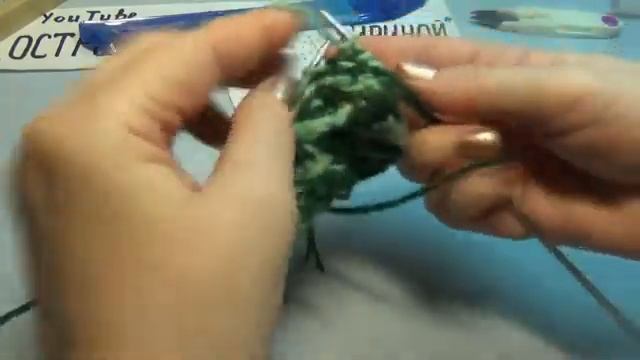 #525 БЕСШОВНЫЕ ТАПОЧКИ СПИЦАМИ С ОРНАМЕНТОМ .МАСТЕР КЛАСС. смотреть онлайн