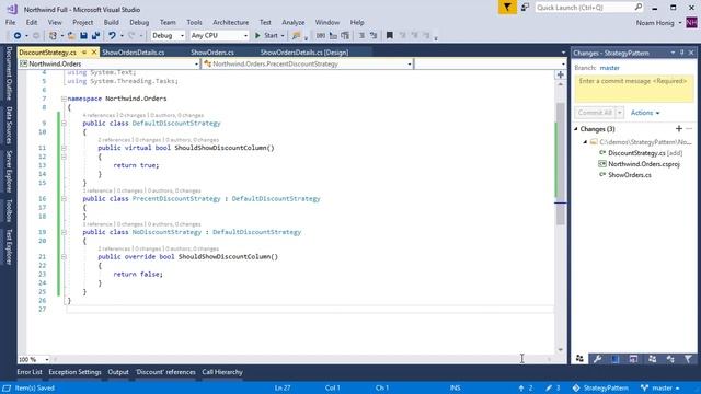 Getting rid of if statements using strategy pattern смотреть онлайн