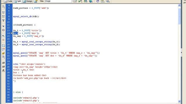 PHP mysql Photo album part 7 смотреть онлайн