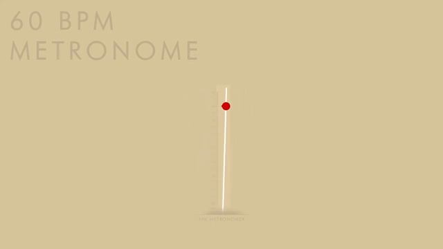1 Hour relaxing Metronome 60 BPM смотреть онлайн