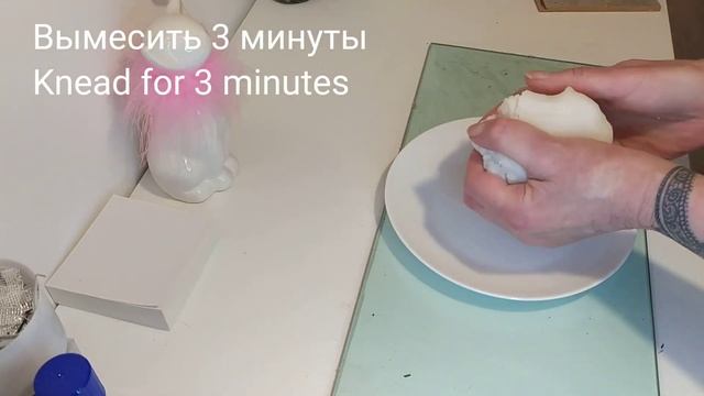 Холодный фарфор! Самый легкий способ из 3-х ингридиентов. смотреть онлайн