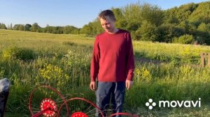 Сено,Грабли солнышко для мотоблока Нева,Чебоксарские грабли, пивная дробина, поликарбонат,веранда