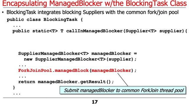 The Java Fork-Join Pool: Applying the ManagedBlocker Interface смотреть онлайн