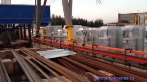 Троллейный шинопровод для козлового крана