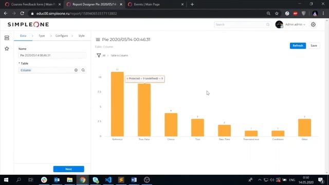 #9 Отчеты Построение, настройка, сохранение смотреть онлайн