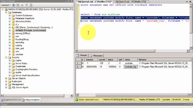 File movement in sql server смотреть онлайн