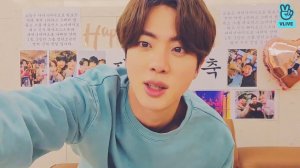 BTS Jin's Vlive Seokjin ah Happy Birthday 2020