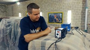 Воздушная паяльная станция для ремонта бамперов и пластика. Паяльный фен 858d.