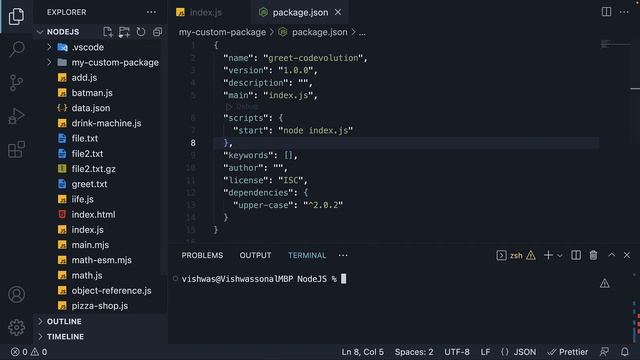 Node.js Tutorial - 57 - Publishing an npm Package смотреть онлайн