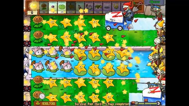 Only One Plant From Each Part Of The Game | Plants VS Zombies Challenge смотреть онлайн