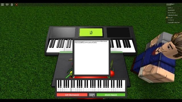 Gravity Falls Theme song piano ROBLOX {INCLUDES NOTES} Emma смотреть онлайн