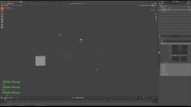 Урок 3 Манипулирование объектами Grab Rotate Scale смотреть онлайн