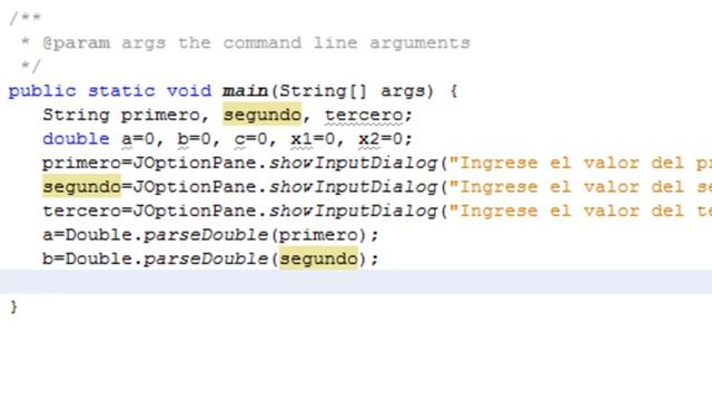 Formula general, ecuaciones cuadraticas en java смотреть онлайн