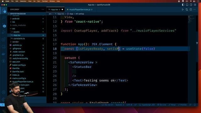 Conditional rendering of UI for music in react native смотреть онлайн