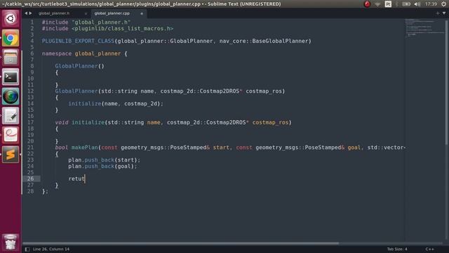 Tutorial Plugin Global Path Planner ROS смотреть онлайн