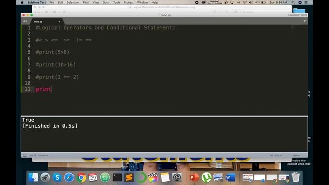 How to use Logical operators and Conditional Statements in Python смотреть онлайн