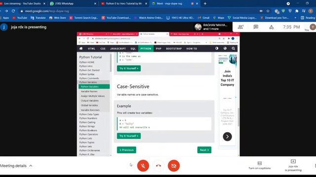 PART-1 | Python 0 to Hero Tutorial by Mr. Joja | Sponsered by MJ Prod. | Brought to you By YdSenpai смотреть онлайн