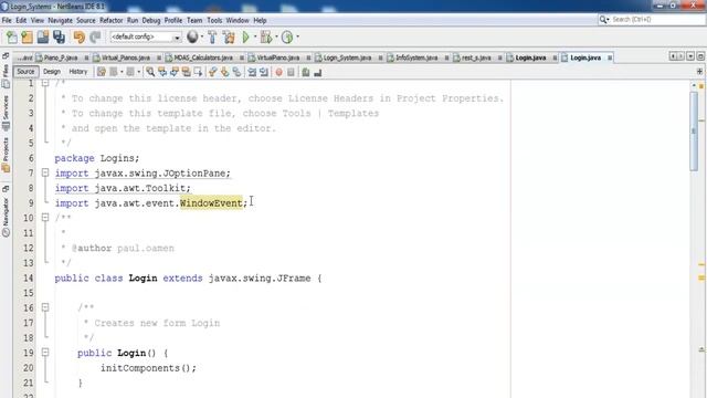 Java NetBeans Login Systems Tutorial смотреть онлайн