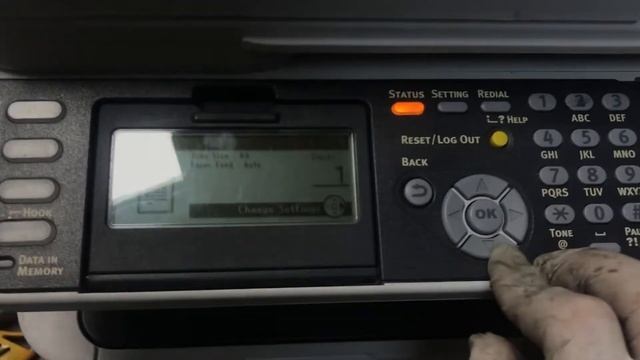 Как достать картридж из принтера oki MB472 Replacе Toner Cartridge . распечатать тестовую смотреть онлайн