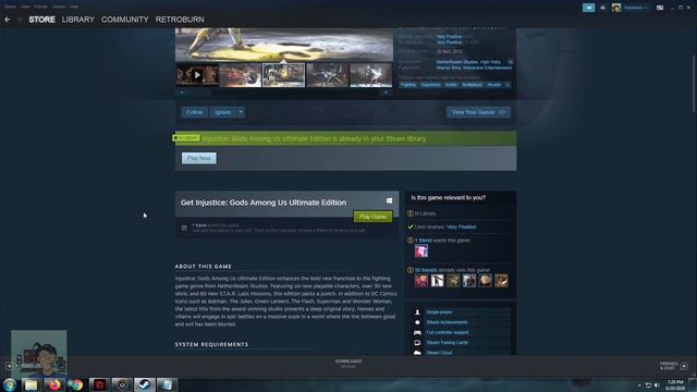FREE GAME: 2D Fighting Superhero Game Injustice: Gods Among Us (LIMITED TIME FREEWARE PROMO) смотреть онлайн