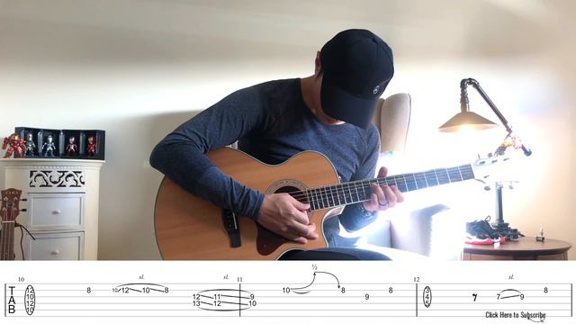 Amazing Grace - Mateus Asato style [4K 60FPS] (Acoustic Fingerstyle Cover + Tab Tutorial) смотреть онлайн