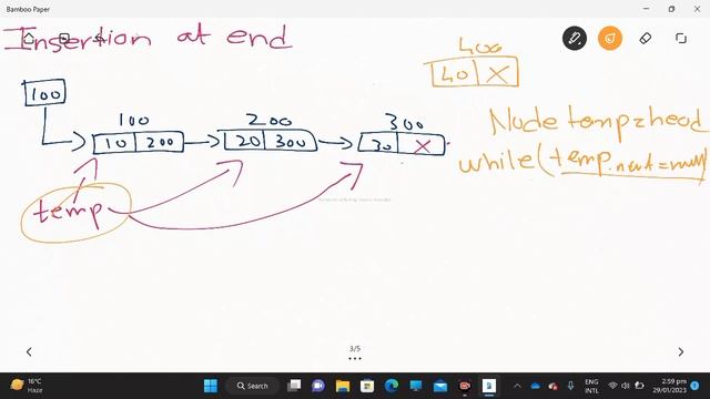 Link list Insertion with java code (start, end, specific point) смотреть онлайн