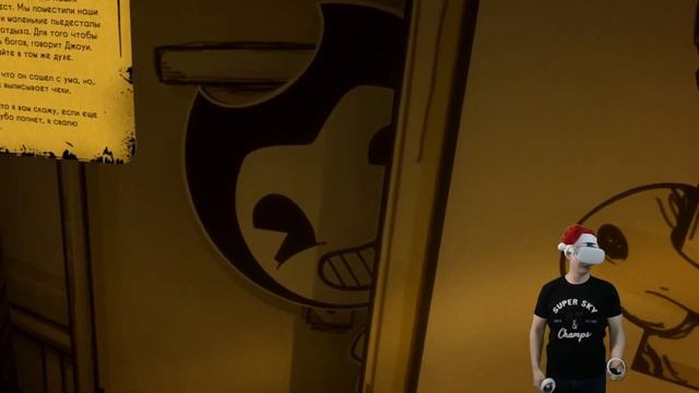 Первый Взгляд на Bendy and the Ink Machine VR Mod. смотреть онлайн