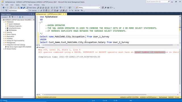 Sql Set Operators Hindi | Set Operators in sql Hindi смотреть онлайн