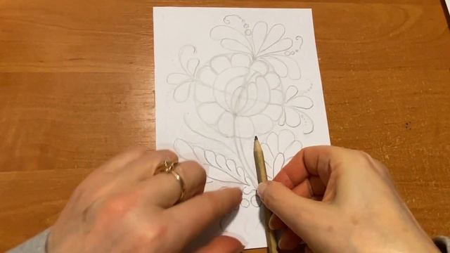 Композиція Рисунок для розпису листівки смотреть онлайн