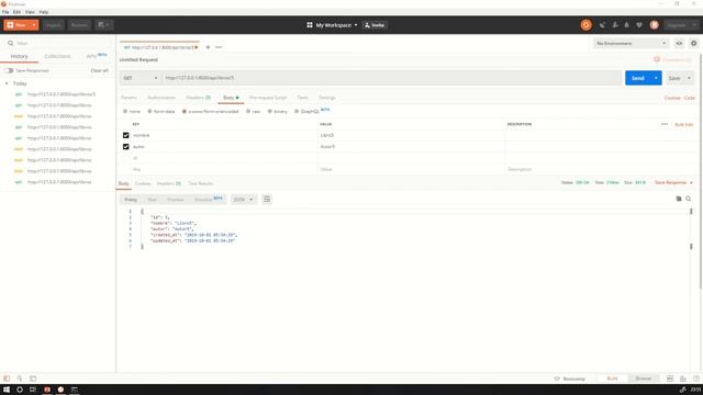 taller4 - CRUD API Postman JSON смотреть онлайн