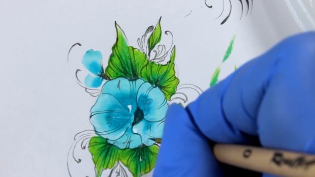 ГИБИСКУС на ногтях.Полная инструкция по рисованию гибискуса на ногтях в технике китайской росписи смотреть онлайн